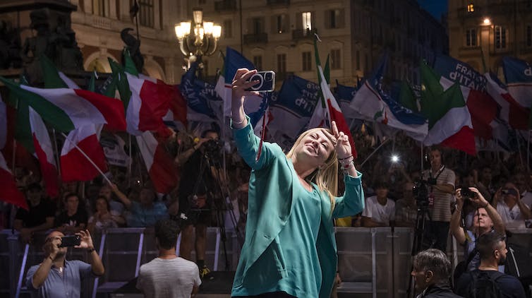 Giorgia Meloni – the political provocateur set to become Italy’s first far-right leader since Mussolini